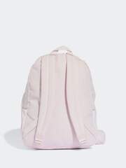 adidas Pink Classic Horizontal 3-Stripes Backpack - Image 2 of 6