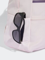 adidas Pink Classic Horizontal 3-Stripes Backpack - Image 4 of 6