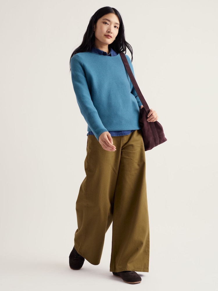 Seasalt Cornwall Blue Makers Jumper - Image 1 of 5