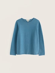 Seasalt Cornwall Blue Makers Jumper - Image 4 of 5