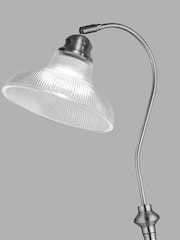 Searchlight Satin Silver Willow Floor Lamp - Image 3 of 3