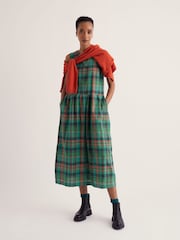 Seasalt Cornwall Green Short Length Brouse Dress - Image 1 of 5