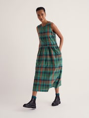 Seasalt Cornwall Green Short Length Brouse Dress - Image 2 of 5