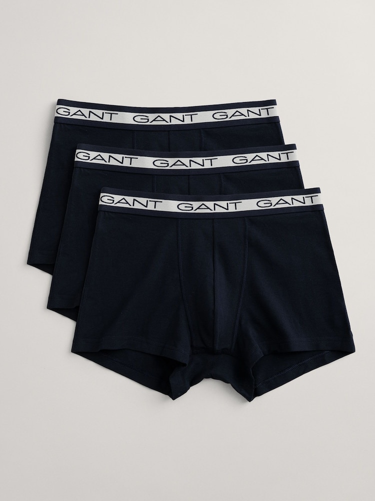 GANT Blue Core Trunks 3 Pack - Image 1 of 7