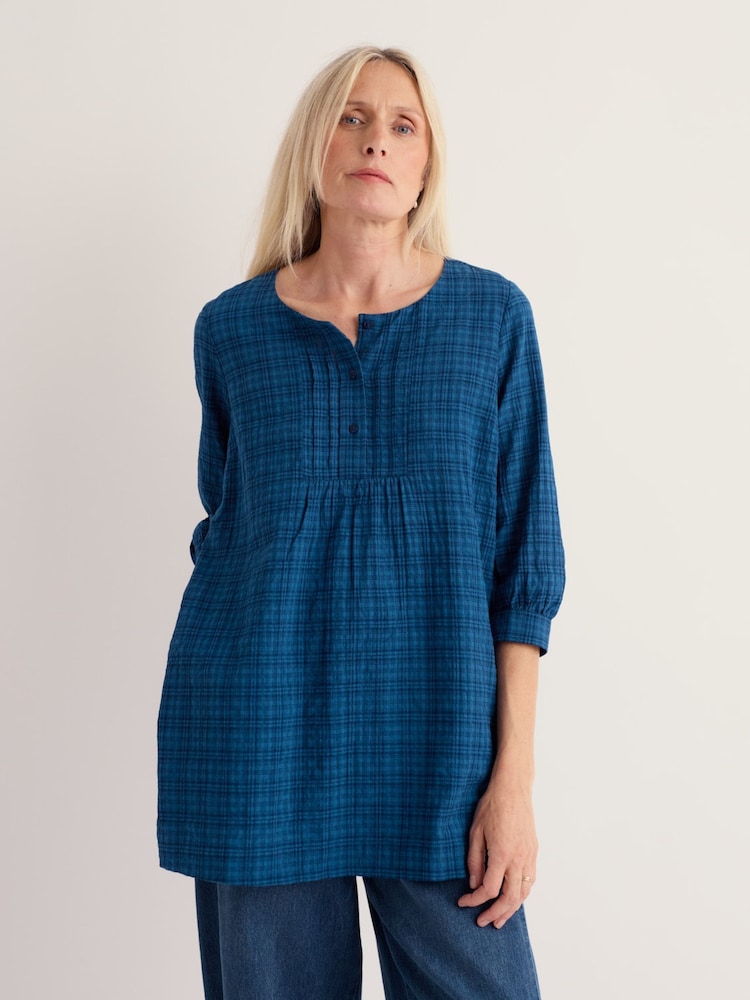 Seasalt Cornwall Blue Lerryn Tunic - Image 1 of 3 Seasalt Cornwall Blue Lerryn Tunic - Image 1 of 3