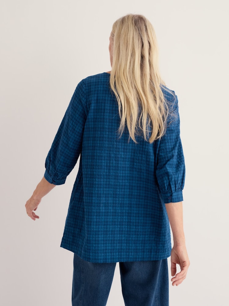 Seasalt Cornwall Blue Lerryn Tunic - Image 2 of 3 Seasalt Cornwall Blue Lerryn Tunic - Image 2 of 3