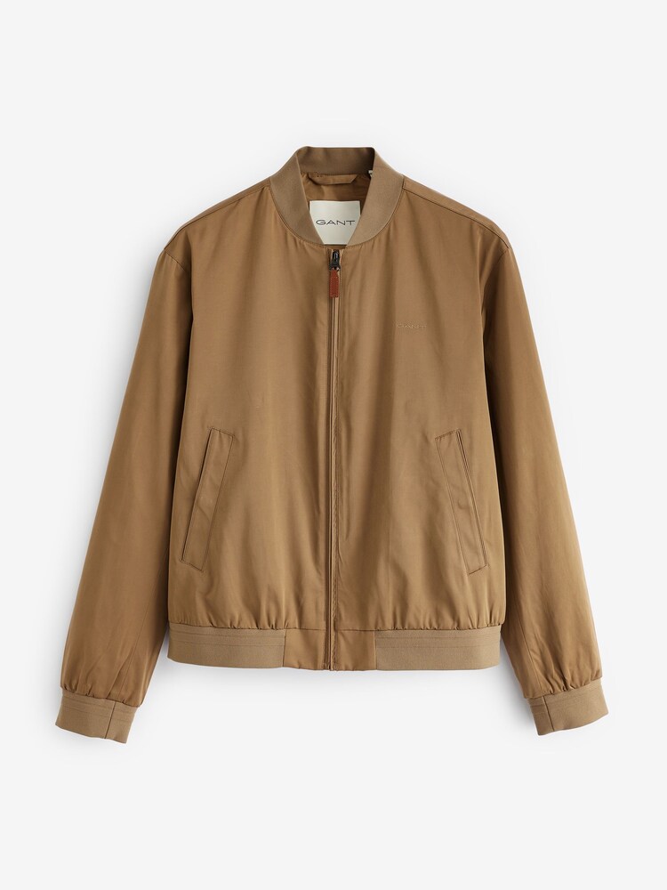 Gant Clothing Linen Blend Bomber Jacket GANT Nylon Jacket – Light