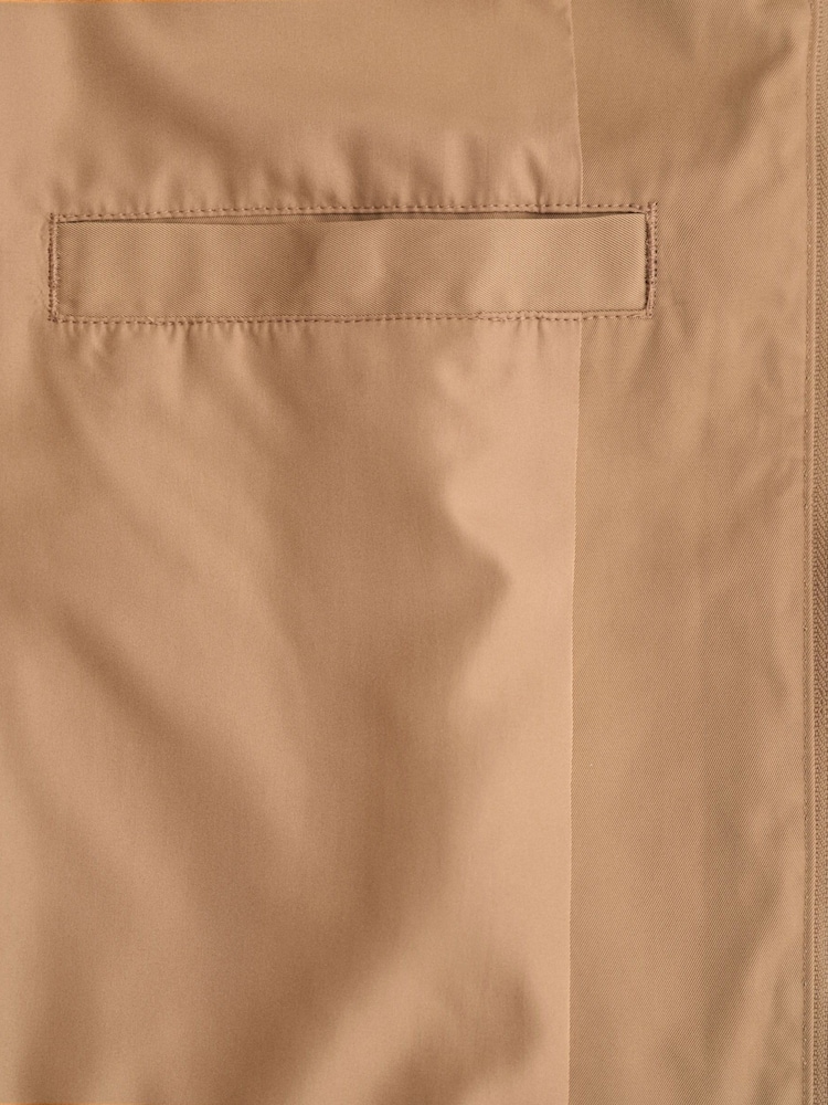 GANT Cream Lightweight Water Repellent Cotton Mix Bomber Jacket - Image 8 of 8