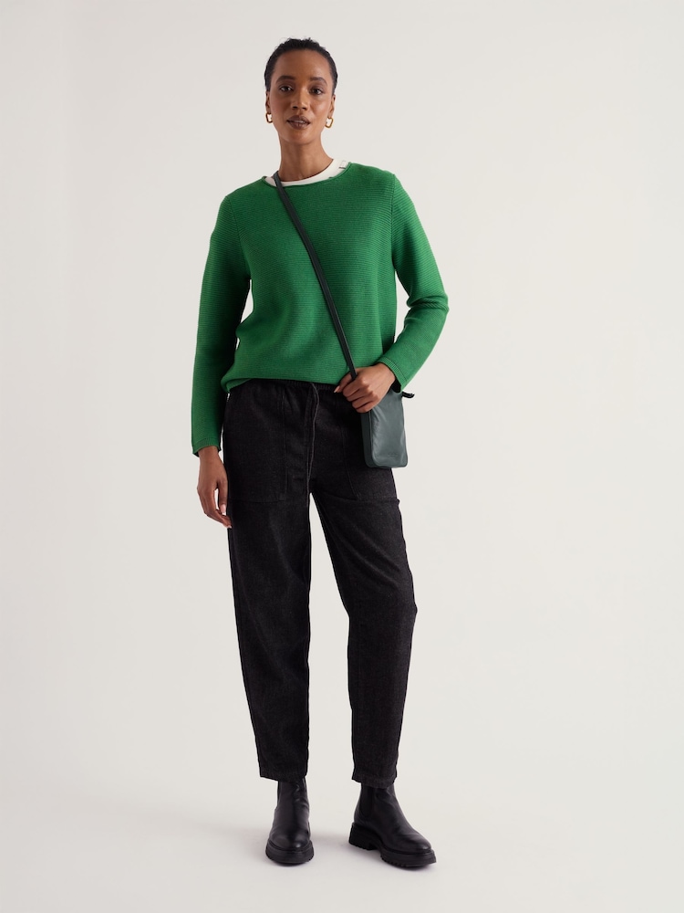Seasalt Cornwall Bright Green Makers Jumper - Image 1 of 5