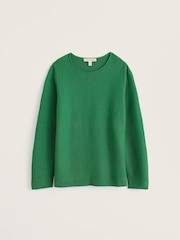 Seasalt Cornwall Bright Green Makers Jumper - Image 4 of 5