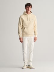 Natur - Gant Shield Kapuzensweatshirt in Regular Fit mit Logo - Bild 3 von 6
