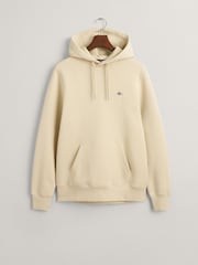 Natur - Gant Shield Kapuzensweatshirt in Regular Fit mit Logo - Bild 6 von 6