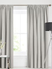 Oyster Natural Soho Made To Measure Curtains - Image 1 of 8
