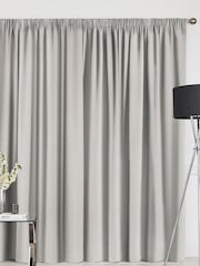 Oyster Natural Soho Made To Measure Curtains - Image 2 of 8