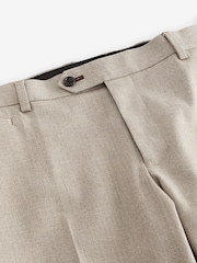 Neutral Slim Fit Herringbone Suit Trousers - Image 4 of 6
