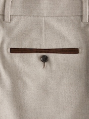 Neutral Slim Fit Herringbone Suit Trousers - Image 5 of 6