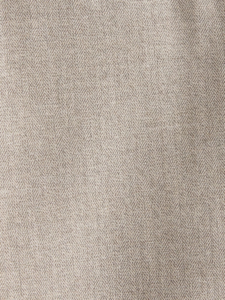 Neutral Slim Fit Herringbone Suit Trousers - Image 6 of 6