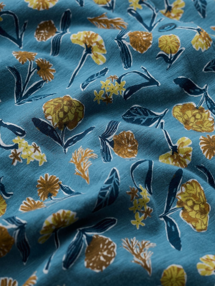 Seasalt Cornwall Blue 3/4 Studio Glass Top - Image 5 of 5