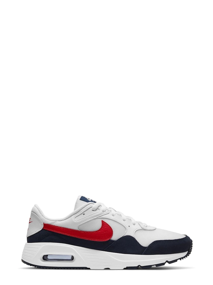 Nike White/Blue/Red Air Max SC Trainers - Image 1 of 10
