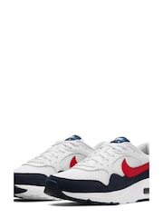 Nike White/Blue/Red Air Max SC Trainers - Image 5 of 10