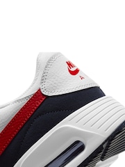 Nike White/Blue/Red Air Max SC Trainers - Image 9 of 10