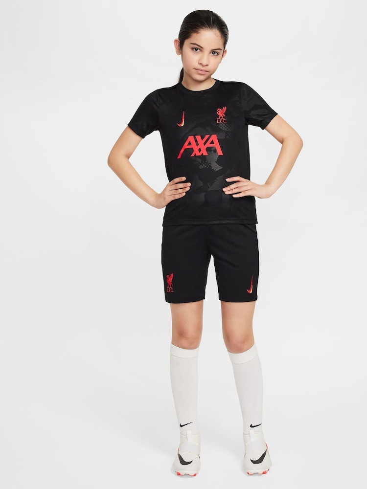 Nike Black Liverpool FC Academy Pre-Match T-Shirt - Image 5 of 5