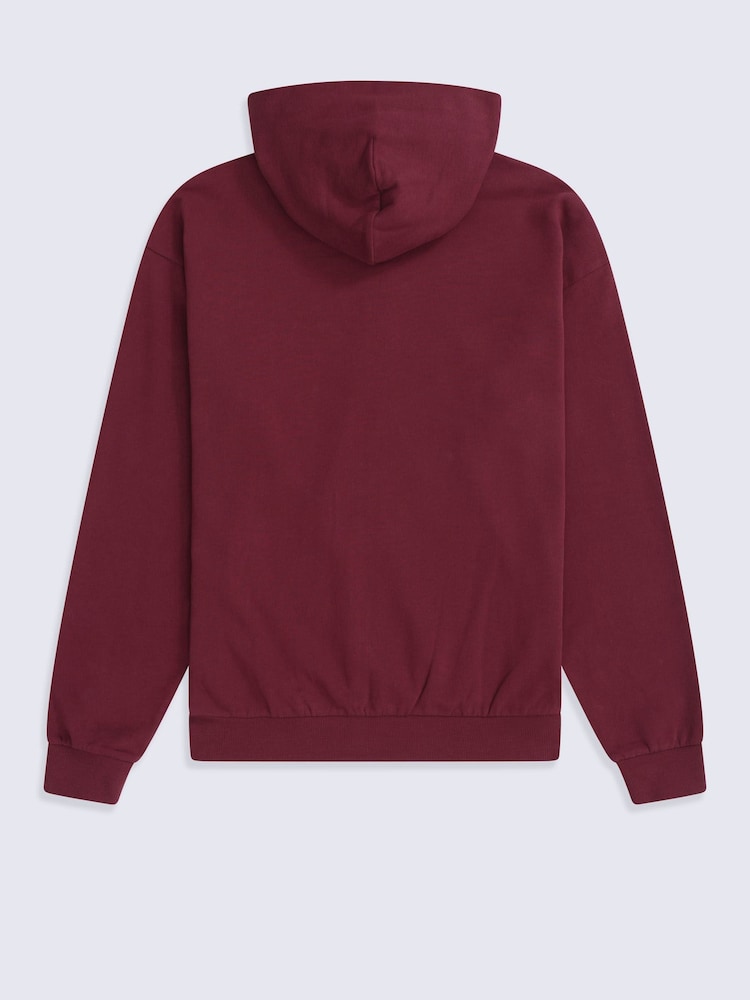 Animal Red Icon Logo Zip Through Hoodie - Image 2 of 5 Animal Red Icon Logo Zip Through Hoodie - Image 2 of 5