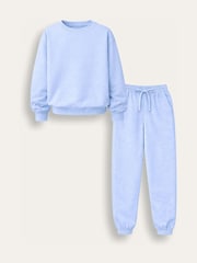 Brand Threads Blue Essentials Sweatshirt Tracksuit - Image 3 of 4