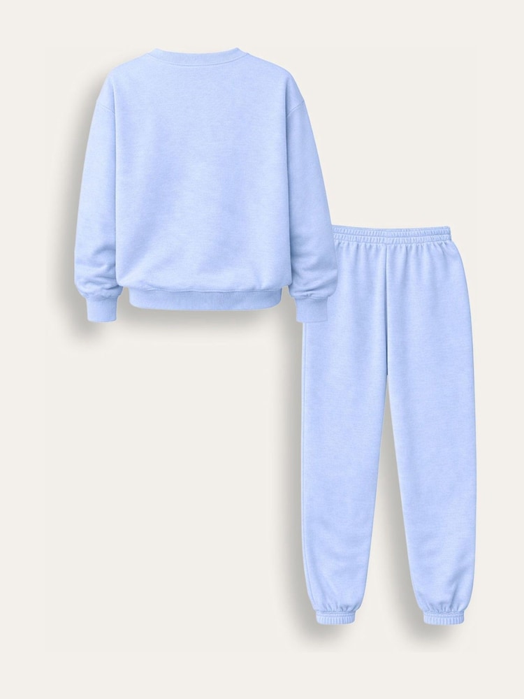 Brand Threads Blue Essentials Sweatshirt Tracksuit - Image 4 of 4 Brand Threads Blue Essentials Sweatshirt Tracksuit - Image 4 of 4