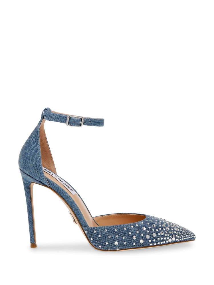 Demin - Steve Madden Razdejani čevlji s peto - Slika 1 iz 7