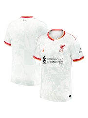 Nike White Jr. Liverpool FC 24/25 Third Stadium Football Shirt - Image 5 of 10
