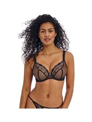 Freya Boudoir Noir Loveland Underwire Plunge Bra - Image 1 of 4