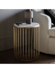 Gallery Home Gold Reno Side Table - Image 1 of 3