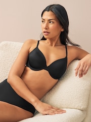 Black 2 Pack Light Pad Full Cup Smoothing Ultimate Comfort T-Shirt Bra A-E - Image 2 of 6