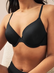 Black 2 Pack Light Pad Full Cup Smoothing Ultimate Comfort T-Shirt Bra A-E - Image 4 of 6