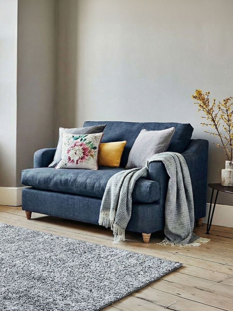 Willow & Hall Prussian Blue Atworth Sofa Bed - Image 1 of 5