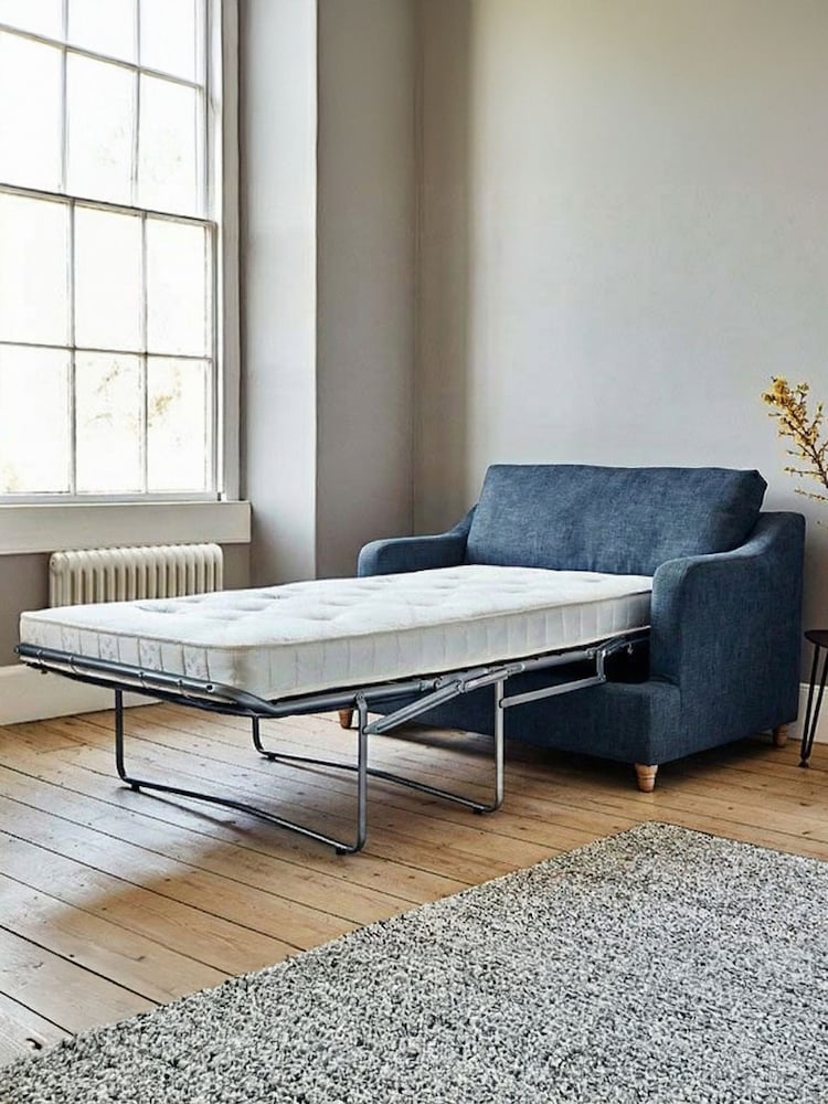 Willow & Hall Prussian Blue Atworth Sofa Bed - Image 5 of 5