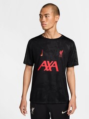 Nike Black Liverpool FC Academy Pre-Match T-Shirt - Image 1 of 6