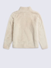 Animal Cream Teddy Half Zip Fleece - Image 2 of 5