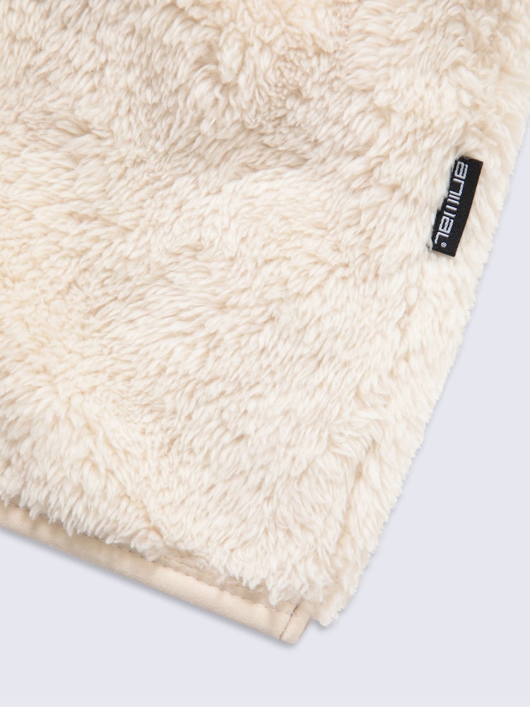 Animal Cream Teddy Half Zip Fleece - Image 5 of 5 Animal Cream Teddy Half Zip Fleece - Image 5 of 5