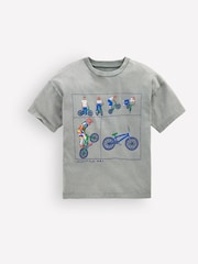 Boden Grey Vintage Wash Graphic T-Shirt - Image 1 of 3