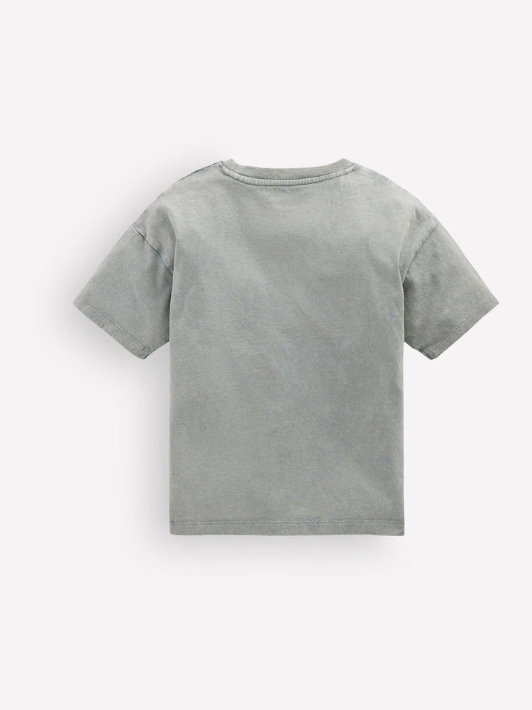 Boden Grey Vintage Wash Graphic T-Shirt - Image 2 of 3 Boden Grey Vintage Wash Graphic T-Shirt - Image 2 of 3