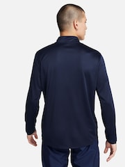 Темно-синий - Топ для бега с короткой молнией Nike Dri-FIT Pacer - Изображение 2 из 6