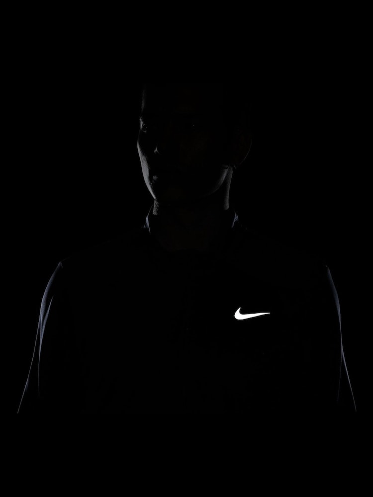Темно-синий - Топ для бега с короткой молнией Nike Dri-FIT Pacer - Изображение 6 из 6