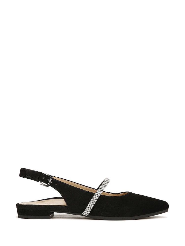 Vionic Presidio Suede Slingbacks Black Shoes - Image 1 of 7