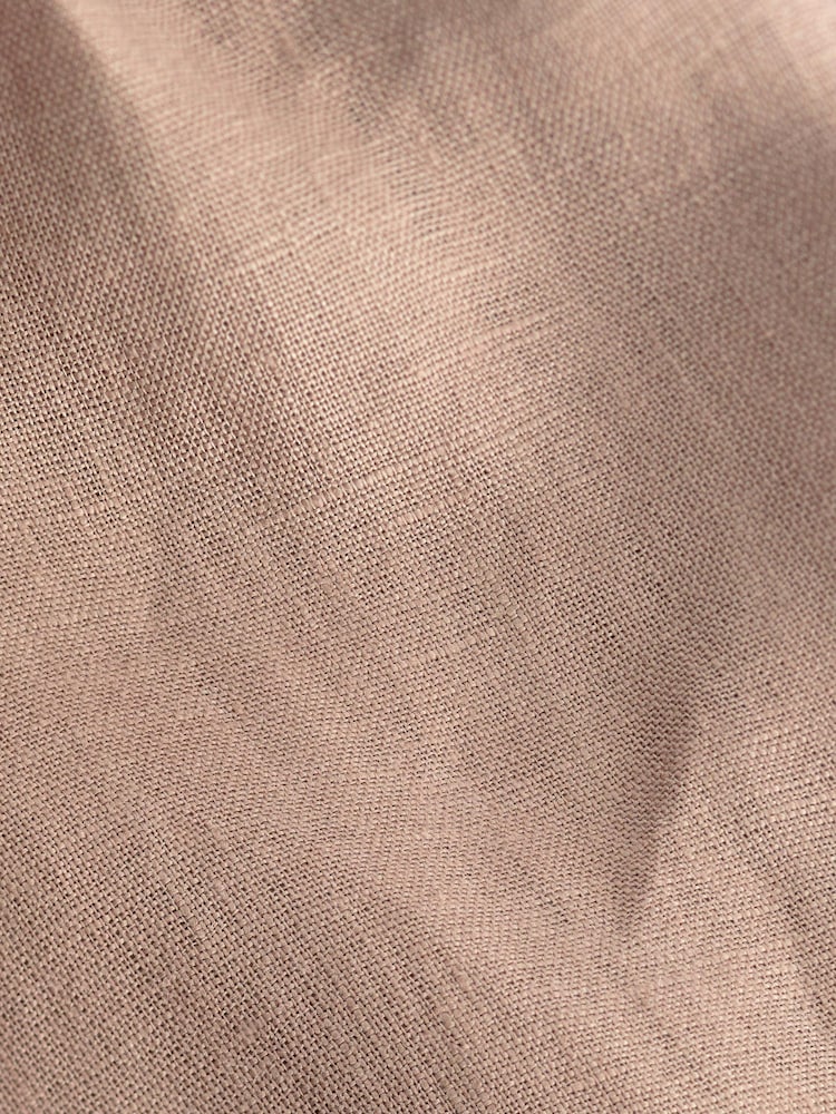 Taupe/Braun - Weit geschnittene Hose aus 100 % Premium-Leinen - Bild 6 von 6
