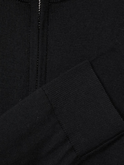 Reiss Black Blackhall 3-9 yrs Quarter Zip Merino Wool Jumper - Image 7 of 7