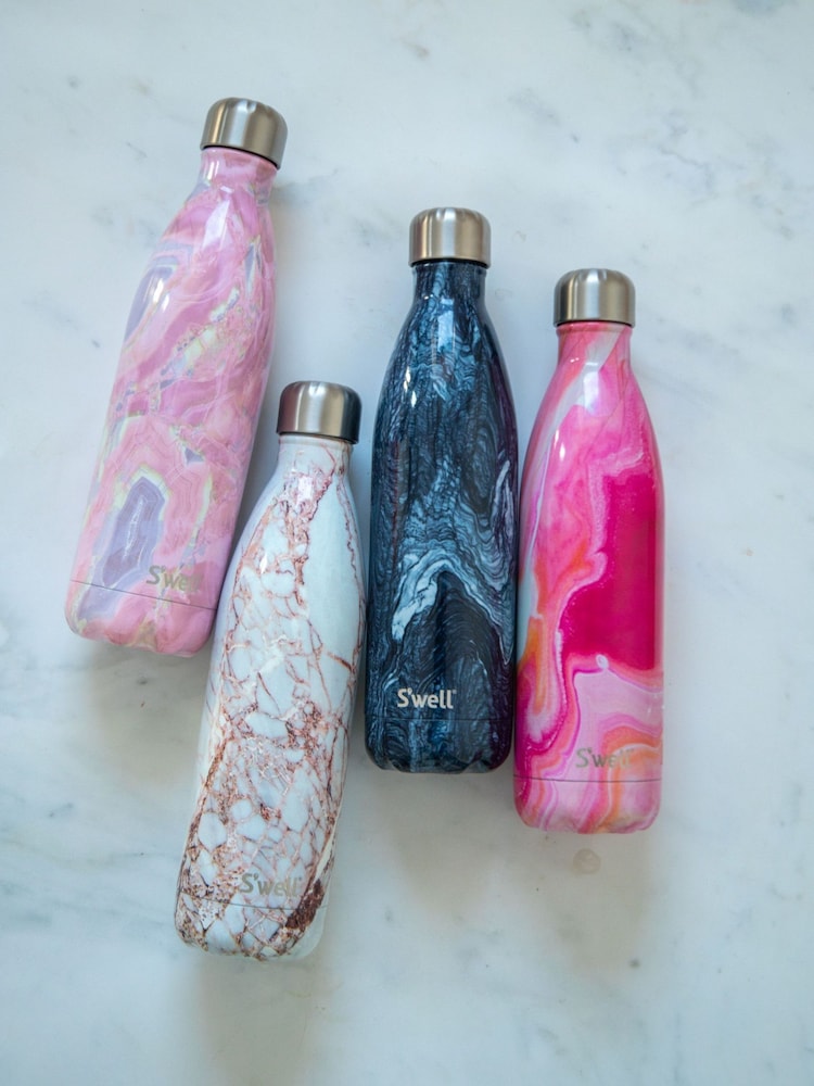 S’well Rose/White 750ml Stainless Steel Water Bottle - Image 1 of 2