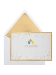Hallmark White Birthday Card 3D Pop-Up 'Yay You' Design - Image 3 of 4
