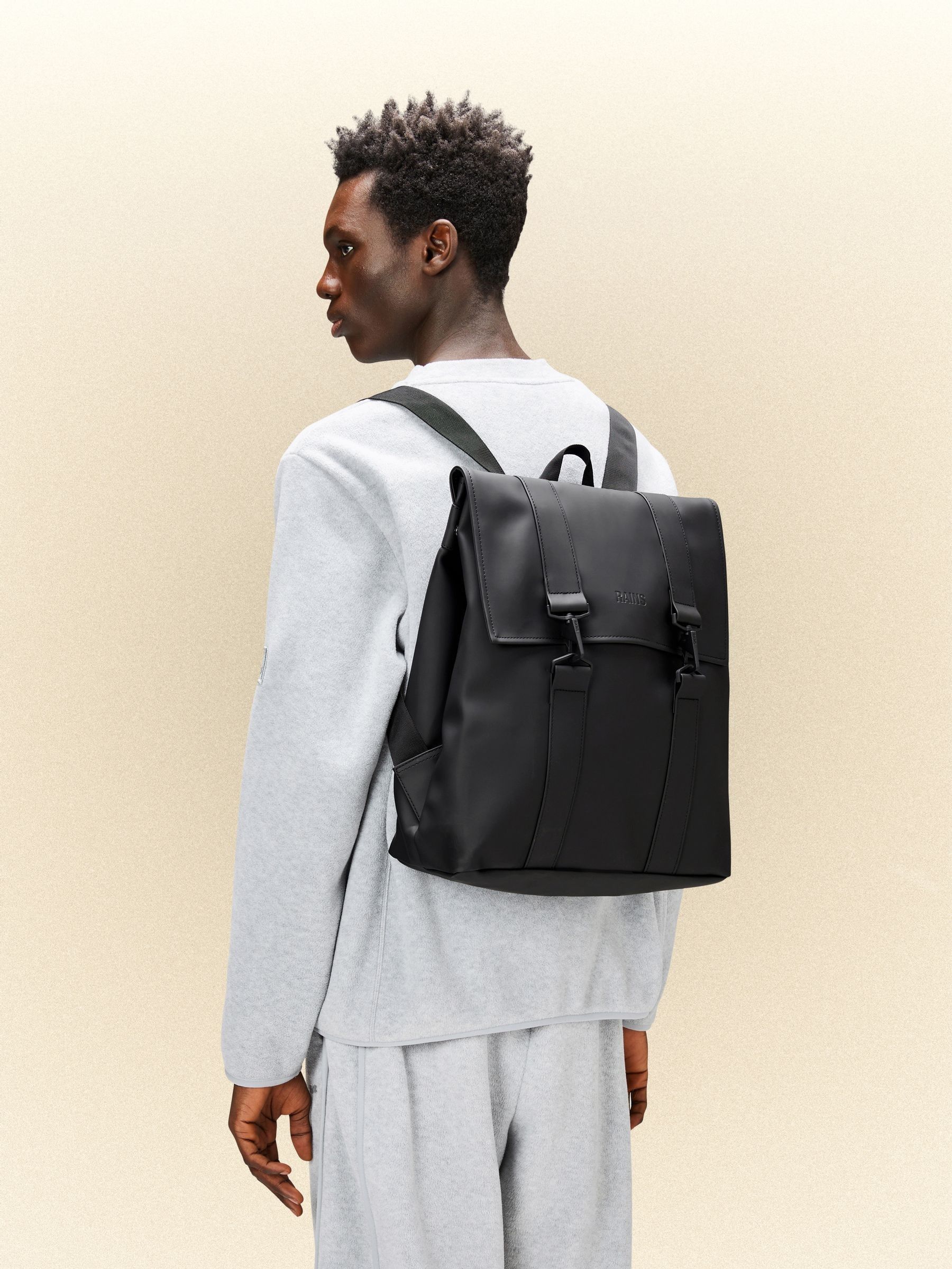 Buy Rains MSN Black Bag from Next Luxembourg